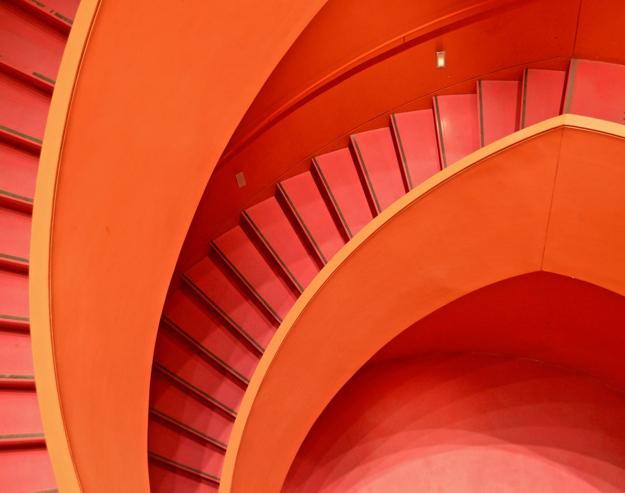 Dreamy Orange Staircase